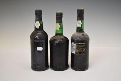 Lot 393 - Warre's Warrior Finest Reserve Port, Sandeman's Finest Old Port, and Cockburn's Special Reserve Port
