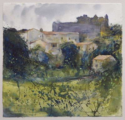 Lot Kurt Jackson, RWA (British, b.1961) - Watercolour - Auriac Chateau