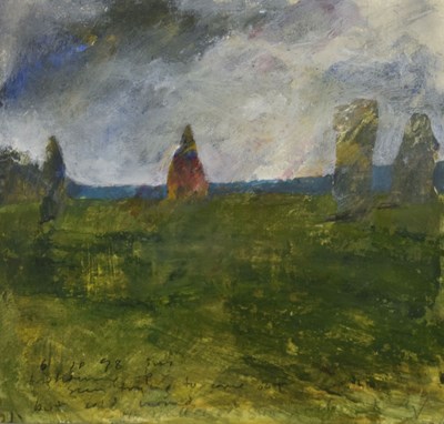 Lot 386 - Kurt Jackson, RWA (b.1961) - Watercolour - Nine Stones Close, Harthill (Derbyshire)