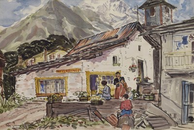 Lot Reginald William ('Reg') Gammon, RWA, ROI (British, 1894-1987) - Watercolour - Chamonix