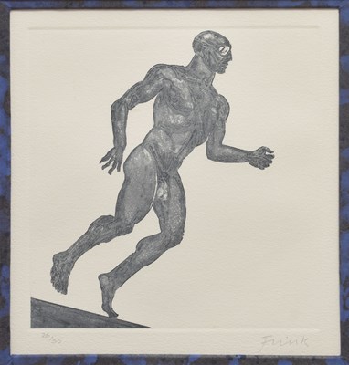Lot 393 - Dame Elizabeth Frink, RA, (1930-1993) - Running Man, 26/30