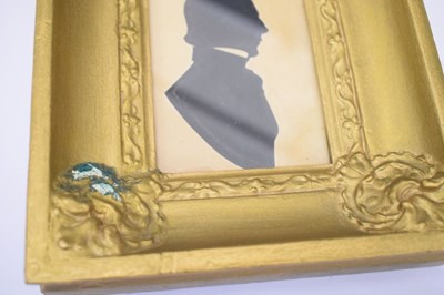 Lot 242 - 19th Century silhouette portrait of a gentleman