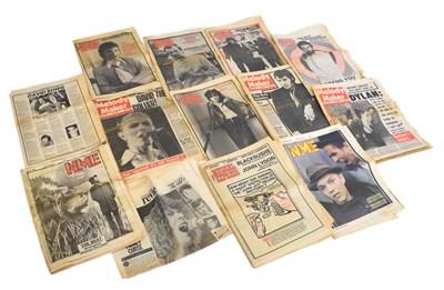 Lot 274 - Small collection of New Musical Express and Melody Maker newspapers