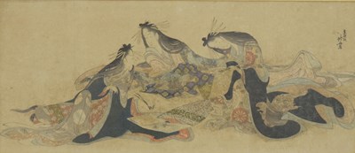 Lot 364 - Attributed to Toyokuni III (Kunisada), (1786-1864) - Japanese woodblock print