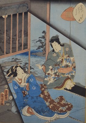 Lot 364 - Attributed to Toyokuni III (Kunisada), (1786-1864) - Japanese woodblock print