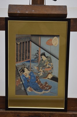 Lot 364 - Attributed to Toyokuni III (Kunisada), (1786-1864) - Japanese woodblock print