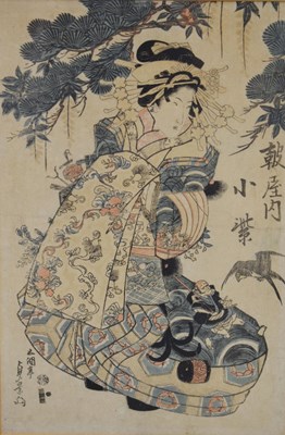 Lot 364 - Attributed to Toyokuni III (Kunisada), (1786-1864) - Japanese woodblock print