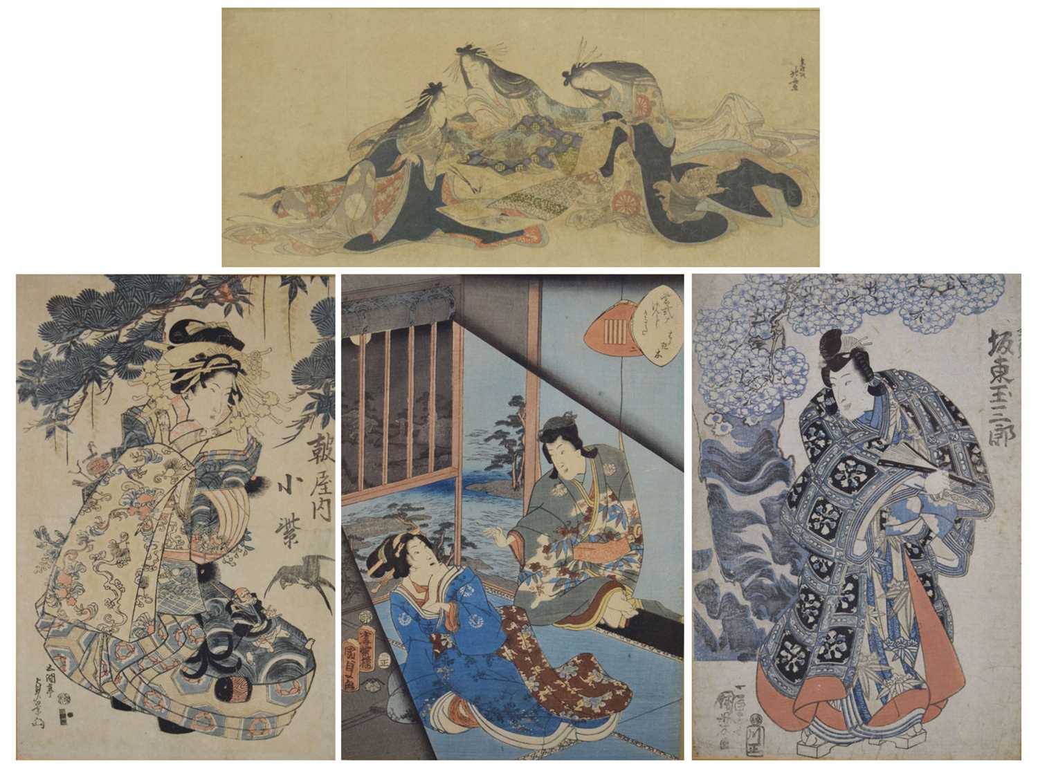Lot 364 - Attributed to Toyokuni III (Kunisada), (1786-1864) - Japanese woodblock print