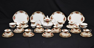 Lot 342 - Royal Albert 'Old Country Roses' part service