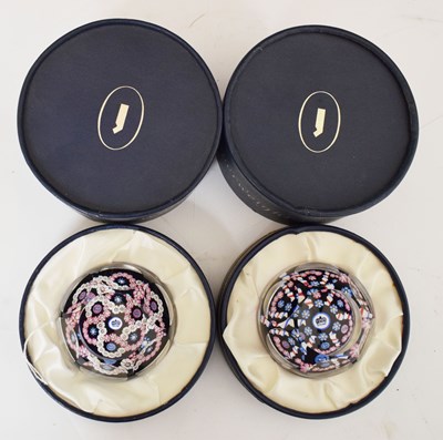 Lot 295 - Two Whitefriars Queen Elizabeth II Silver Jubilee limited edition paperweights