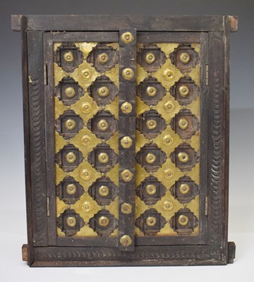 Lot 250 - Middle Eastern wooden window shutter