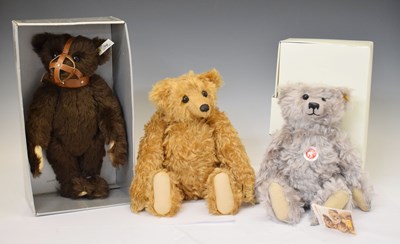 Lot 282 - Steiff - 'Muzzle Bear 1908', and two other Steiff bears