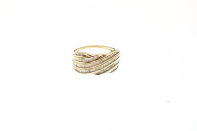 Lot 3 - 9ct gold and diamond ring