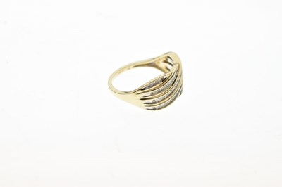 Lot 3 - 9ct gold and diamond ring