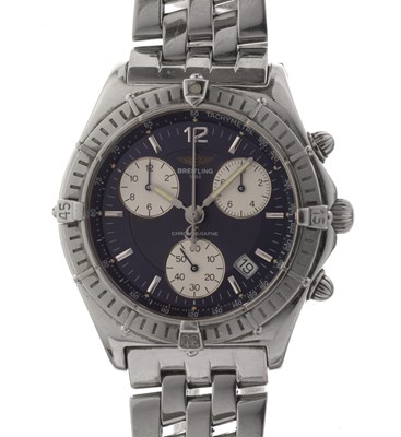 Lot 56 - Breitling - Sirius Chronographe stainless steel bracelet watch, ref. A53011