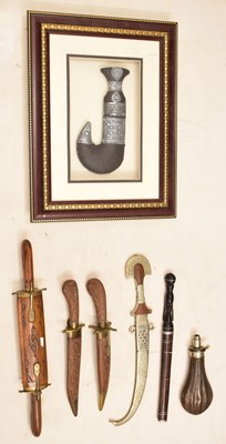 Lot 382 - Assorted Eastern edged weapons