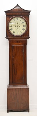 Lot 613 - Early 19th century mahogany 8-day longcase clock, Andrew Gibson, Reith