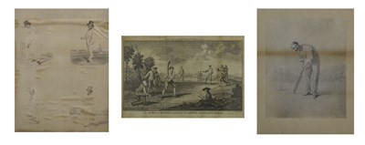 Lot 273 - Cricket: 18th and 19th century engraved prints