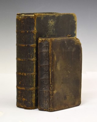 Lot 267 - Post-Restoration Book of Common Prayer and 1712 Bible