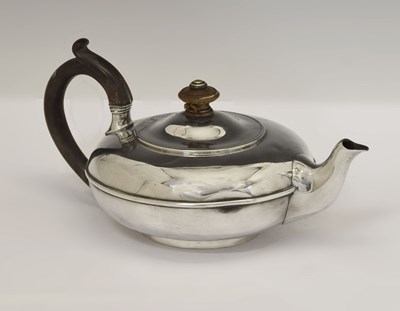 Lot 130 - Garrard - Late Georgian silver teapot