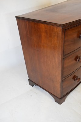 Lot 744 - 19th Century mahogany bowfront chest of drawers