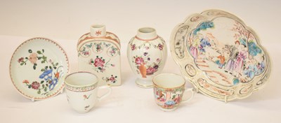 Lot 491 - Collection of Famille Rose porcelain tea wares, etc