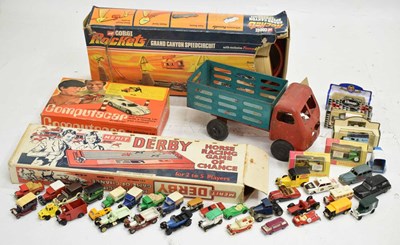 Lot 392 - Mixed group of mainly unboxed diecast model vehicles, etc
