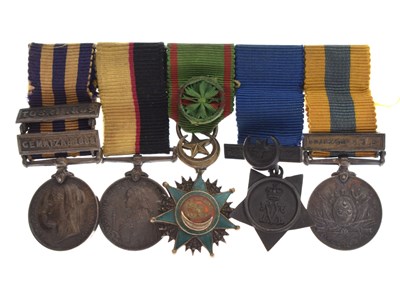 Lot Victorian African campaigns miniature medal group