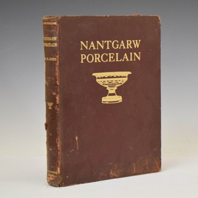 Lot 541 - W. D. John, 'Nantgarw Porcelain', first edition, 1948