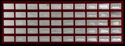 Lot 143 - 'Great British Locomotives' - a collection of fifty Elizabeth II silver ingots