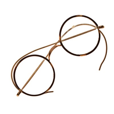 Lot 264 - Pair of late Victorian tortoiseshell and yellow metal spectacles or glasses