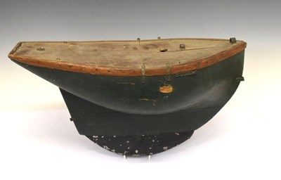 Lot 298 - Early 20th Century green painted pond yacht