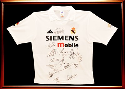 Lot 350 - Real Madrid 2002 signed shirt