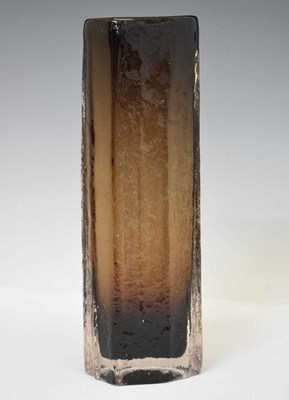 Lot 216 - Geoffrey Baxter for Whitefriars Glass - Cinnamon 'Cucumber' vase