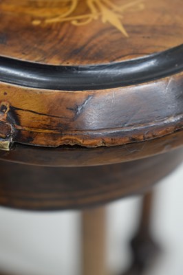 Lot 662 - Victorian inlaid walnut card table