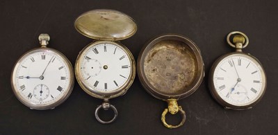 Lot 188 - Mid Victorian silver full hunter pocket watch