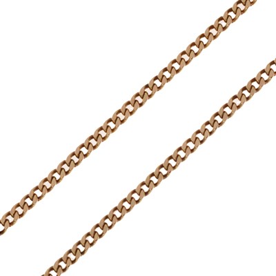 Lot 82 - 9ct gold curb link chain