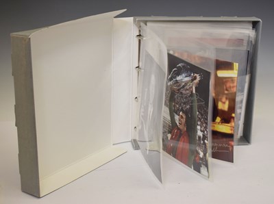 Lot 366 - Album of signed photographs of sports stars and actors