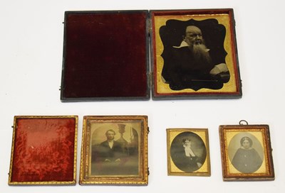 Lot 263 - Three Victorian photographic portraits