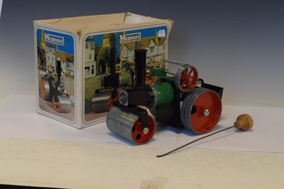 Lot 279 - Mamod S.R.1A live steam roller, boxed