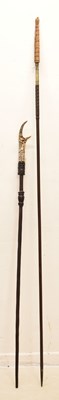 Lot 298 - Indonesian wooden spear and witch doctor’s staff
