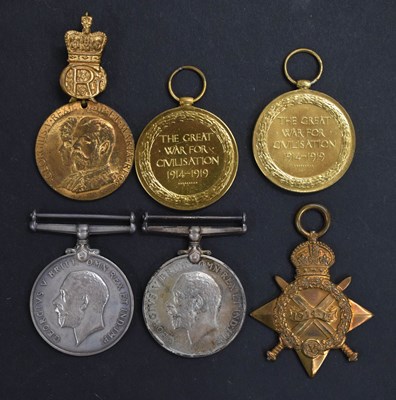 Lot 378 - British First World War medal trio