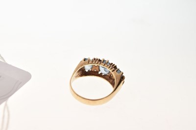 Lot 9 - 9ct gold stone-set ring