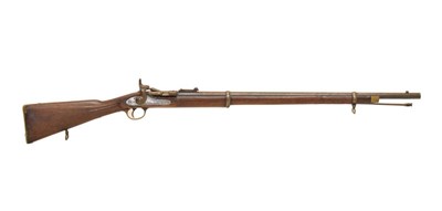 Lot 209 - .577" calibre snider two-band service rifle, Enfield