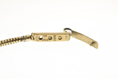 Lot 179 - Timor - Lady's 1950s 9ct gold bracelet watch