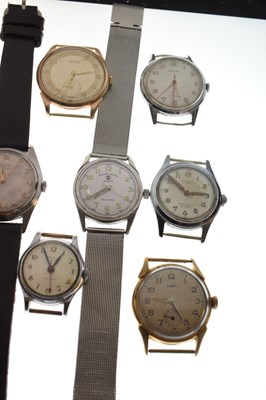 Lot 133 - Group of assorted vintage wristwatches and watch heads