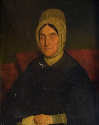Lot 582 - Early 19th century - Oil on canvas - Portrait of Sarah Turll, (1763-1847)