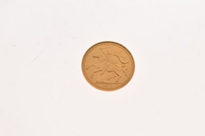 Lot 162 - Gold Coin - Elizabeth II Isle of Man half sovereign, 1973