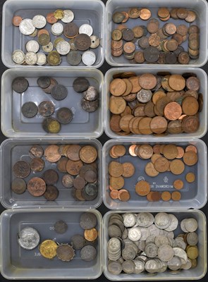 Lot 257 - Collection of GB and World coins, medallions and tokens