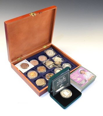 Lot 189 - Assorted coins - Piedfort, Centenary crown etc